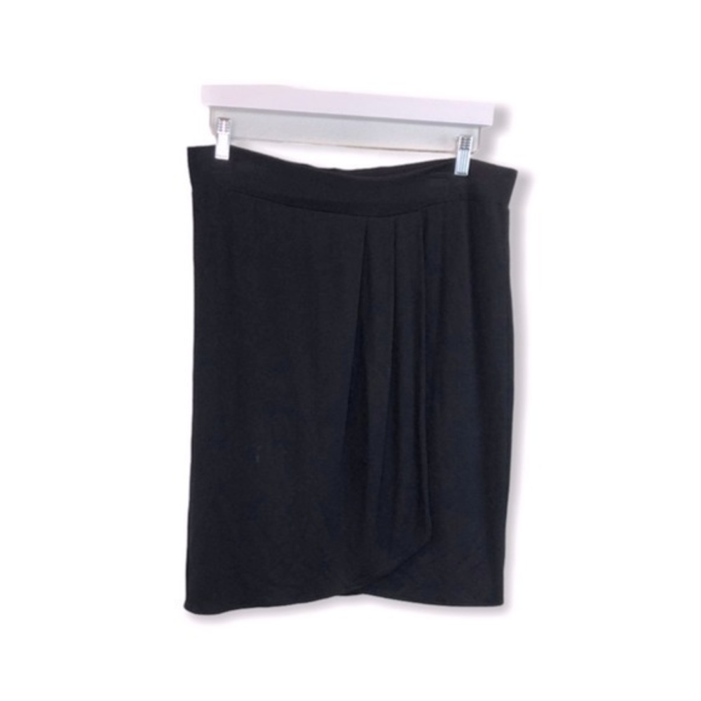 CAbi Black Wrap Skirt